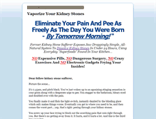 Tablet Screenshot of beatkidneystones.com